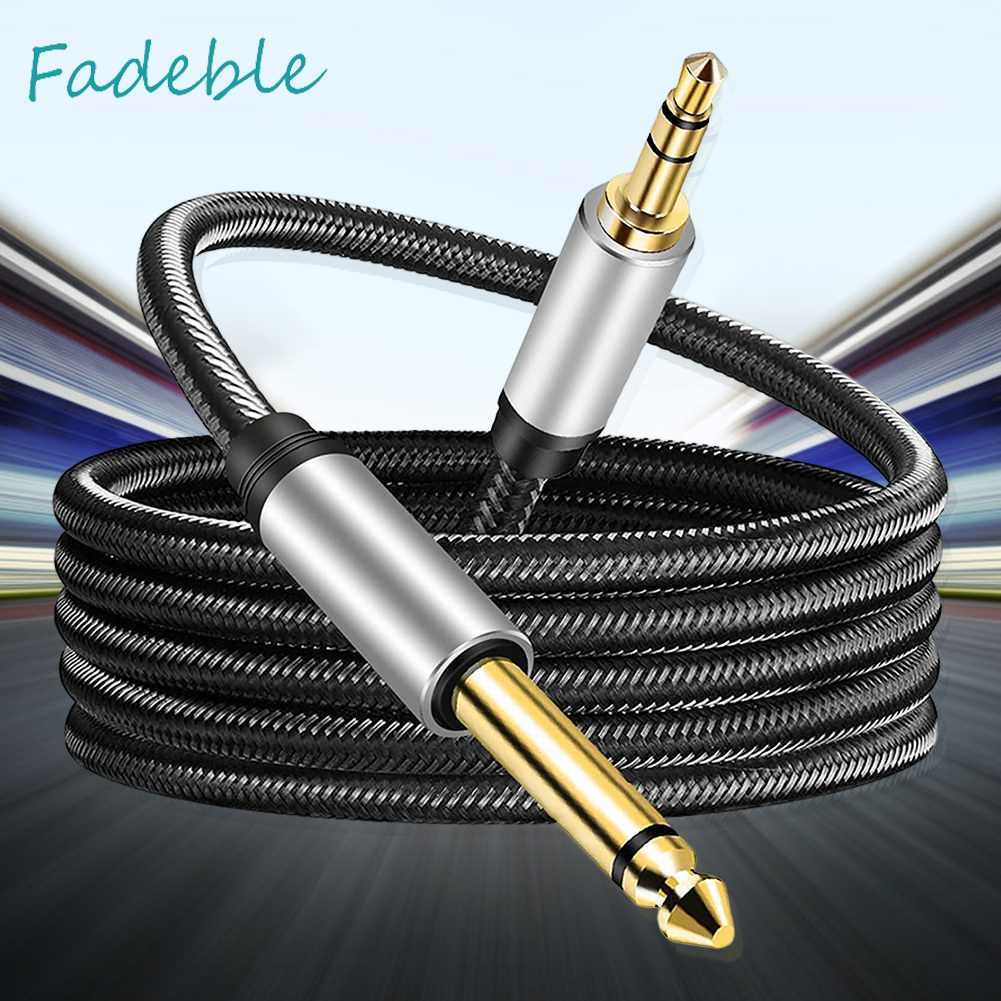 Cáp NốI Âm Thanh ĐiềU ChỉNh Mạ VàNg 6.5mm Cho ĐàN Guitar
