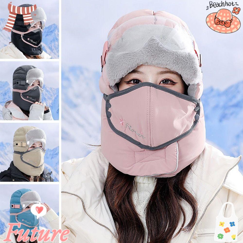 Nón Giữ Ấm Tai Chất Liệu Dày Dặn Thời Trang Mùa Đông Cho Nam Nữ