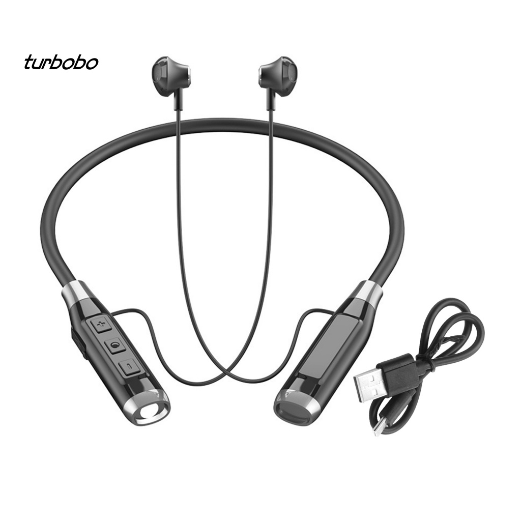 Turbobo Tai Nghe Thể Thao Không Dây Bluetooth 5.2 IPX5 Chống Nước Có Đèn Pin Từ Tính