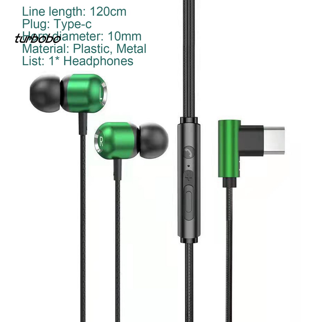 Tai Nghe Nhét Tai Jack Type-C Có Micro Thiết Kế Thể Thao Cho Điện Thoại