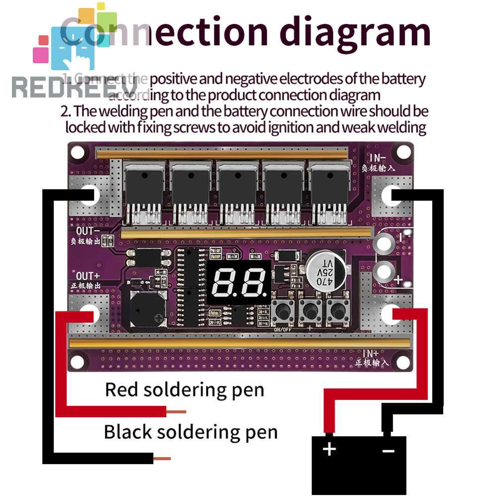 Máy Hàn 12V 99 Bánh Răng Có Thể Điều Chỉnh Cho Pin 18650