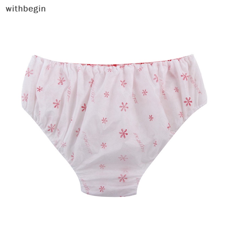 Set 10 Quần Lót Cotton Không Dệt Dùng Một Lần Cho Phụ Nữ Sau Sinh