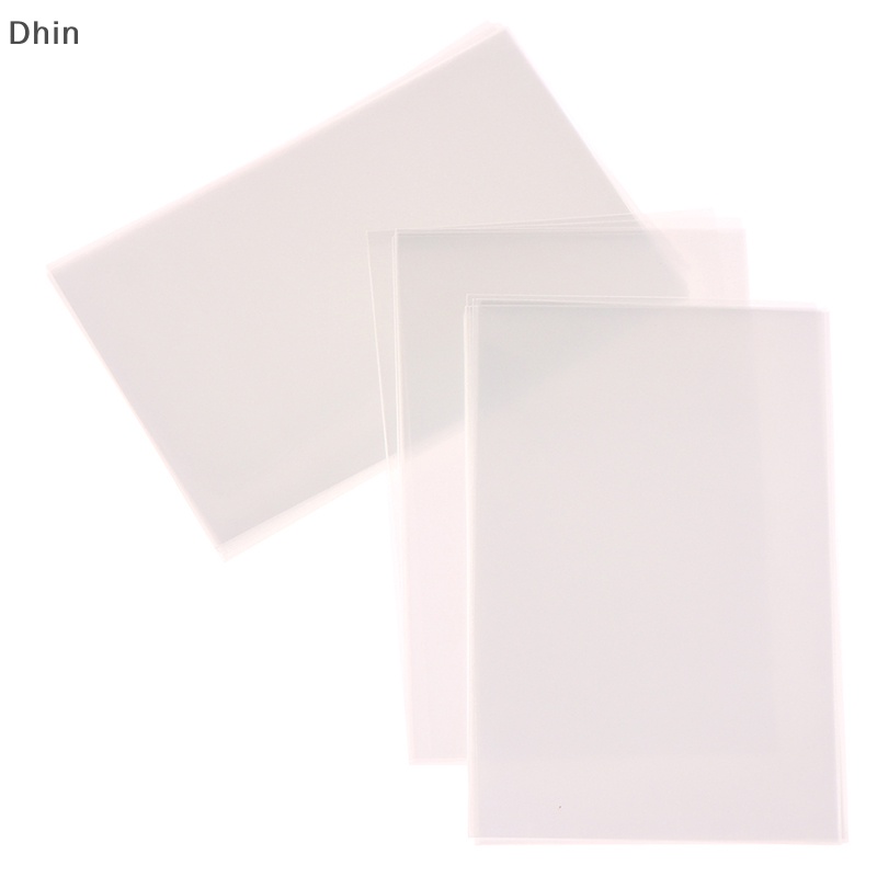 [Dhin] Set 50 Miếng Dán Thẻ Ảnh Trong Suốt Không Axit Bảo Vệ Horaphic Hàn Quốc