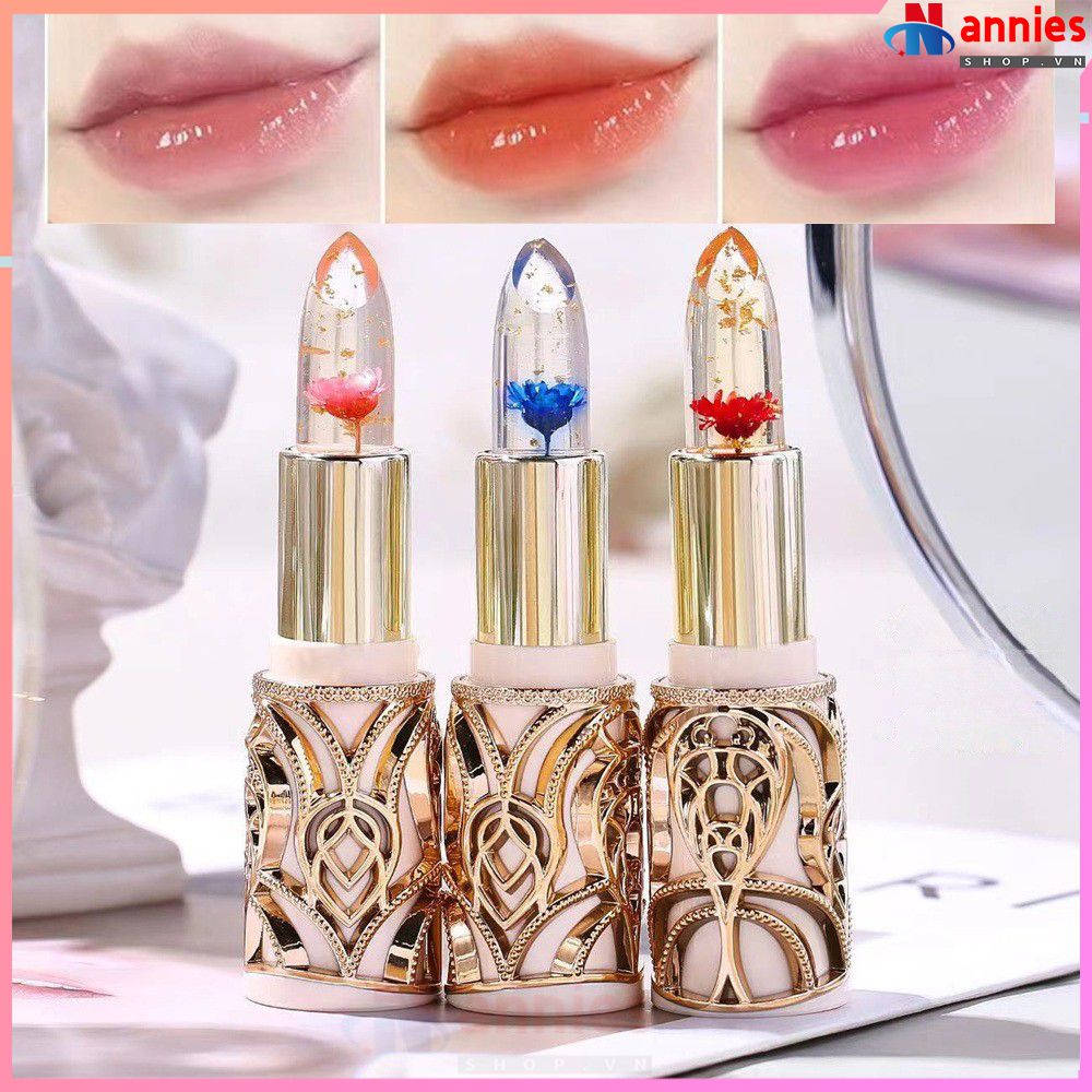 HIH Son Thạch Ướp Hoa Dưỡng Ẩm Thay Đổi Màu Sắc Lâu Trôi Không Phai Không Dính
