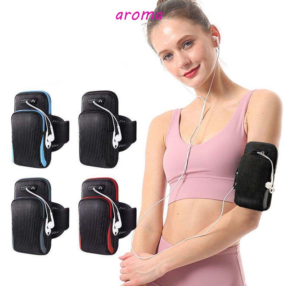 Túi Đựng Điện Thoại Đeo Cánh Tay Chống Thấm Nước Màu Dạ Quang Tiện Dụng Khi Tập Gym / Chạy Bộ Cho Nam Và Nữ