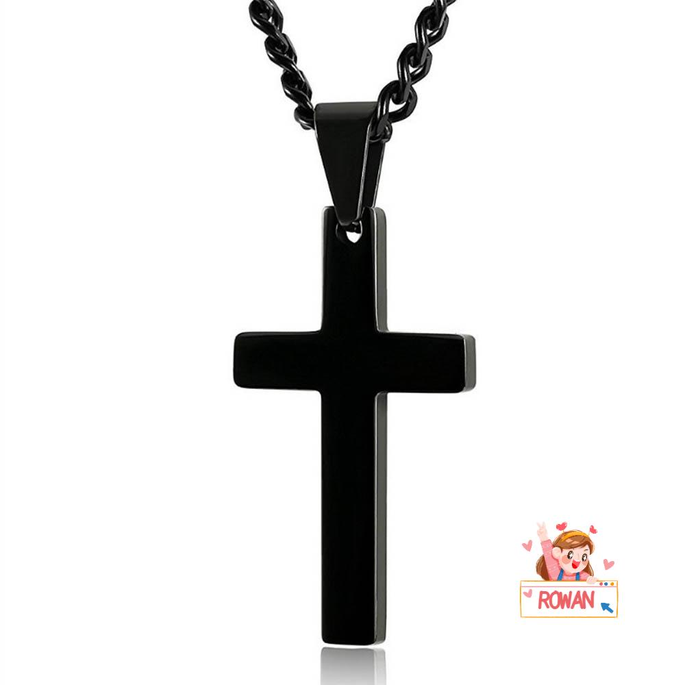 Vòng cổ Bằng Thép Không Gỉ Mặt Hình ROWANS Thời Trang Dành Cho Nam