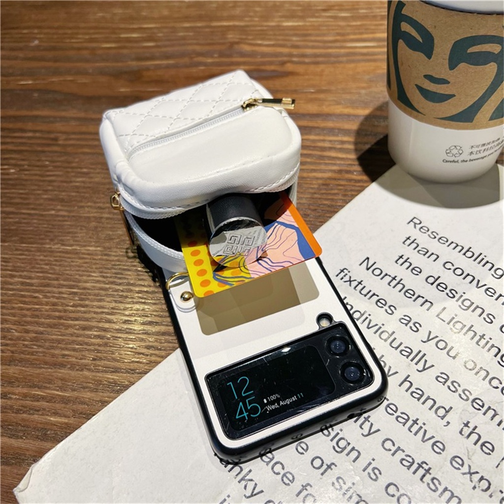 Ốp Điện Thoại Có Dây Đeo Chéo Sang Trọng Cho Samsung Galaxy Z Flip 4 Z Flip4 Zflip4