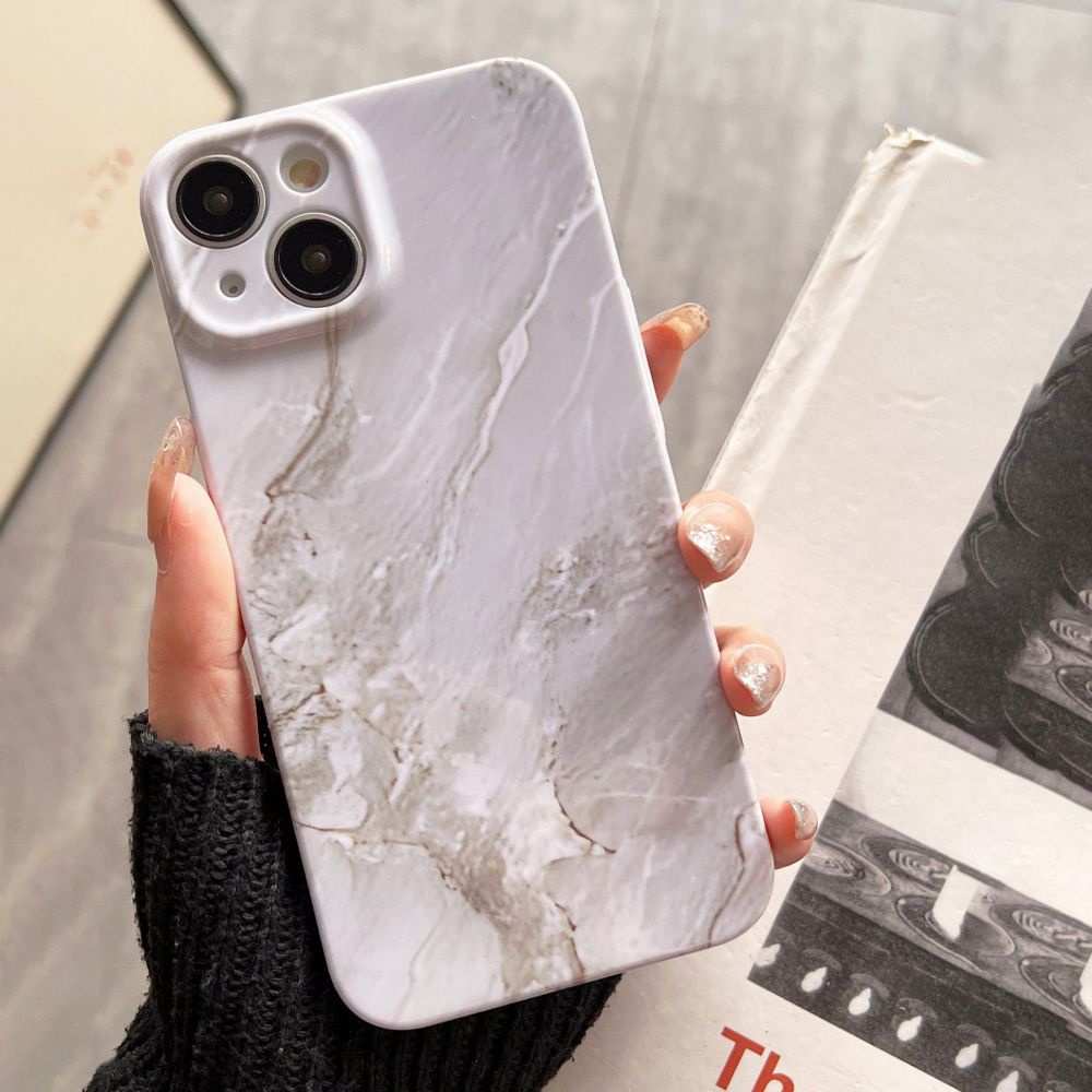 Ốp Điện Thoại TPU Chống Sốc Họa Tiết Cẩm Thạch Cho IPhone 11 14 13 12 Pro Max XR XS Max 7 8 Plus