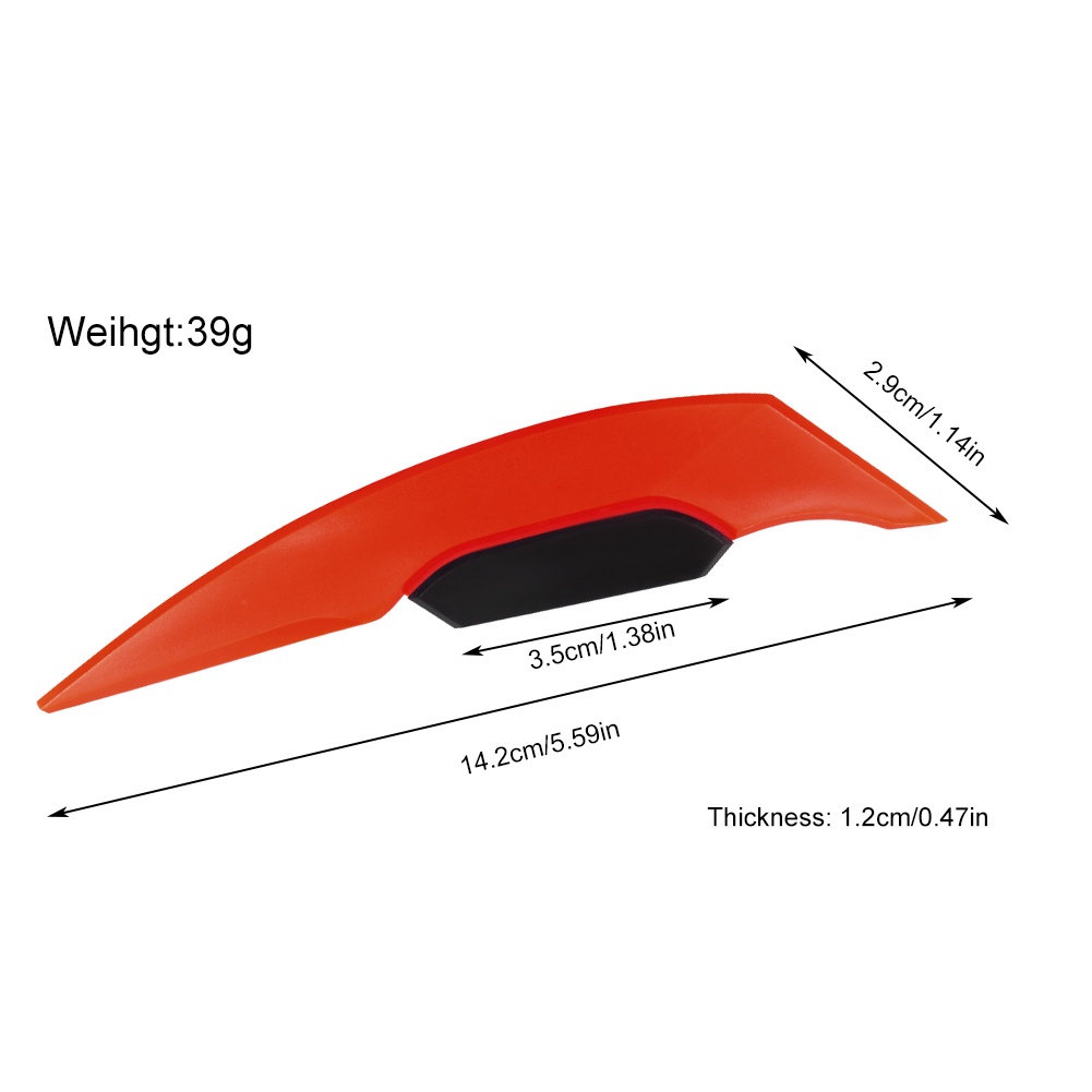 Ronxmor Bộ 2 Miếng Dán Trang Trí Cánh Lướt Gió Xe Máy Điện / Xe Đạp Điện