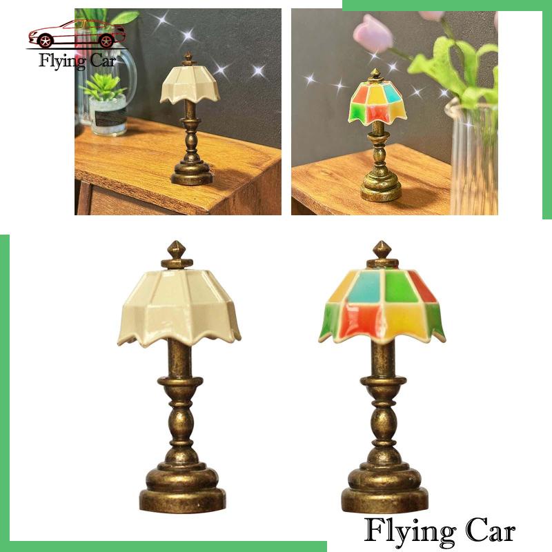 [Lzdjfmy2] Đèn Bàn Trang Trí Nhà Búp Bê Tỉ Lệ 1: 12