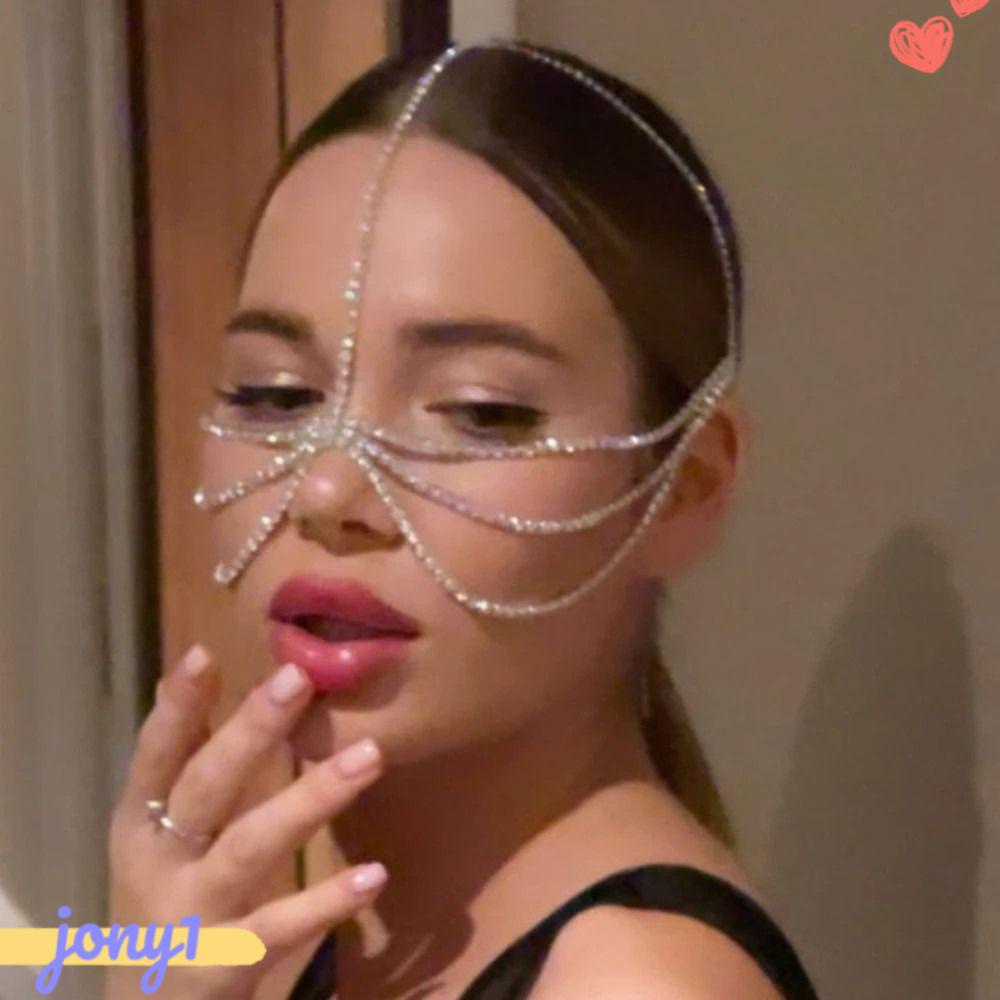 Chuỗi Dây Đeo Trang Trí Tóc Nhiều Lớp Che Phủ Toàn Diện Dành Cho Nữ