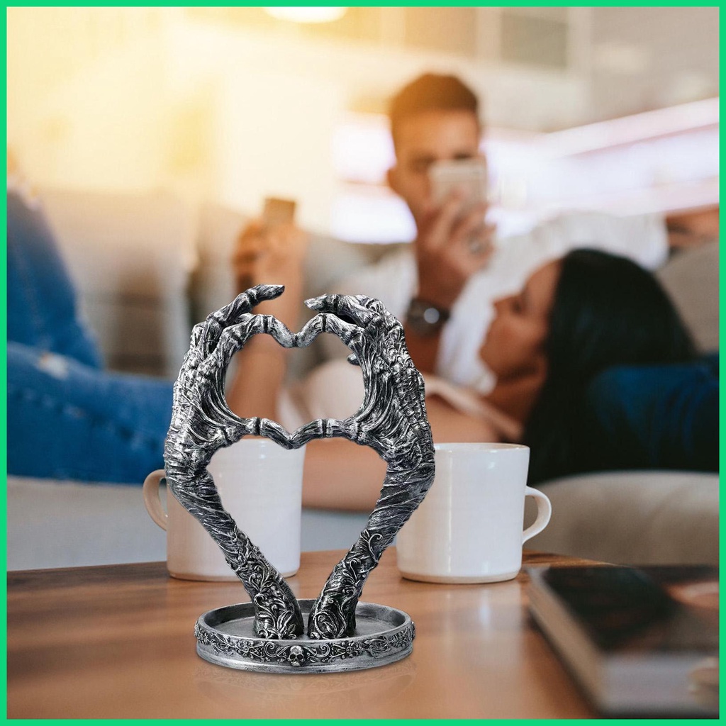 Giá Đỡ Trang Sức Hình Bàn Tay Tạo Hình Trái Tim Đáng Sợ Trang Trí Phòng Ngủ