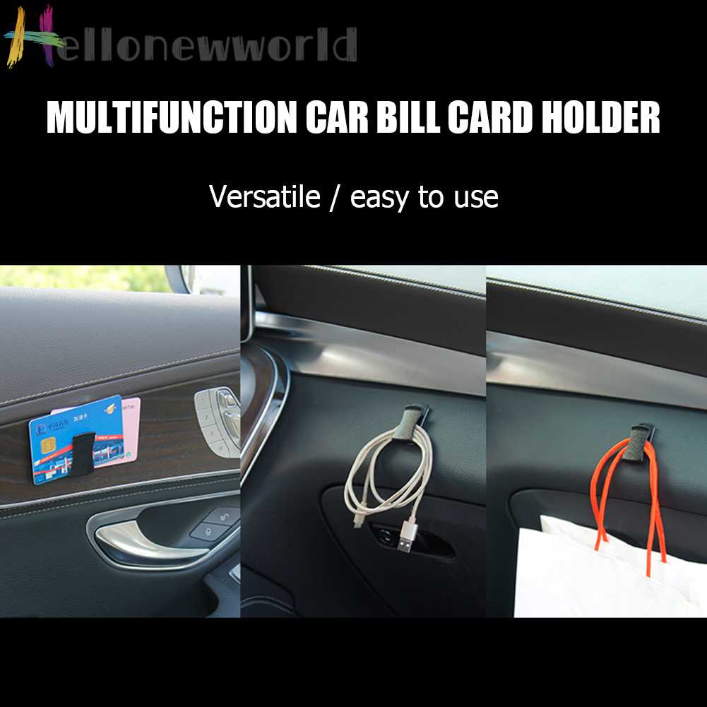 Bộ 2 Kẹp Giữ Thẻ / Mắt Kính Gắn Trên Xe Hơi