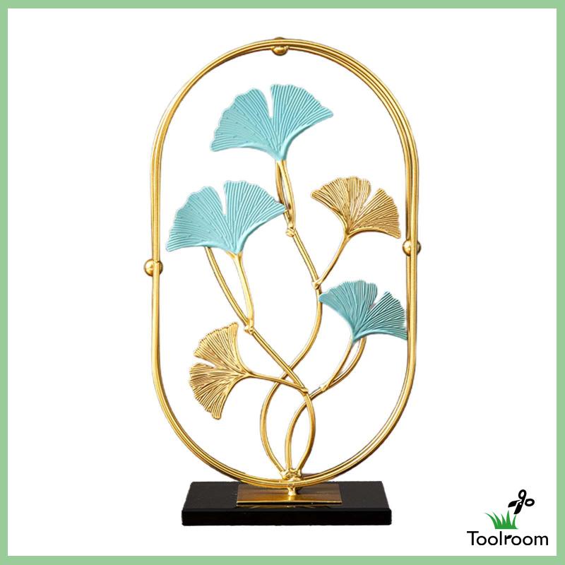 Mô Hình Chiếc Lá Bằng Kim Loại Dùng Trang Trí Bàn Cà Phê / Nhà Hàng