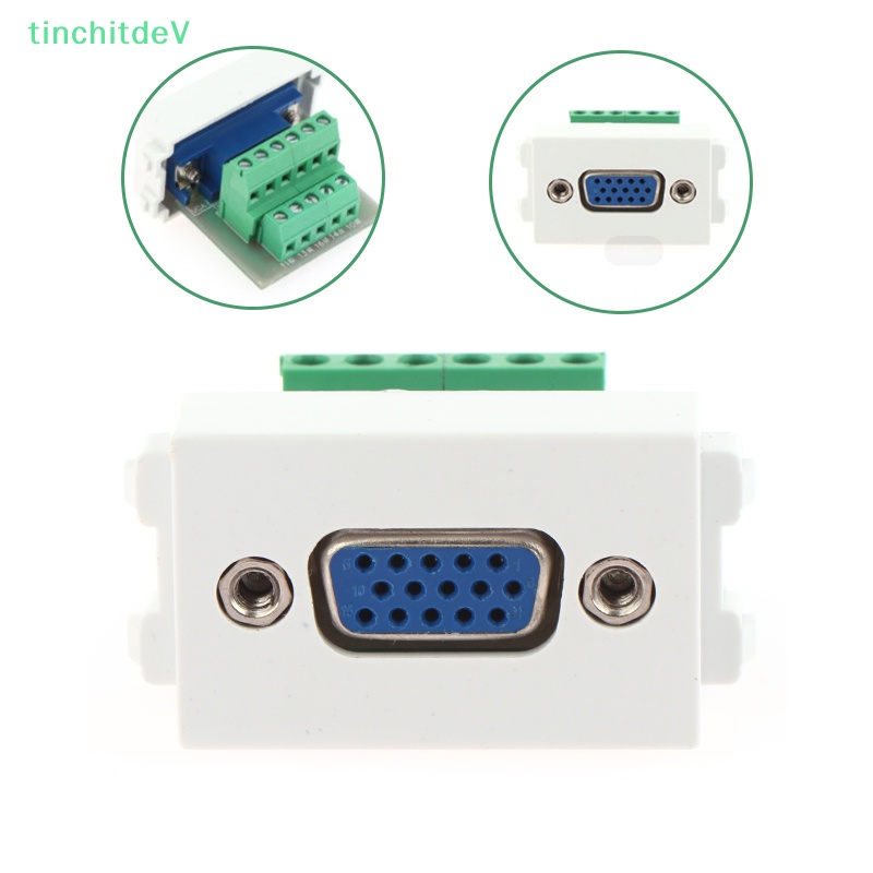 Mô-đun Ổ Cắm Máy Tính / Bảng Gắn Tường 15Pin VGA Chất Lượng Cao