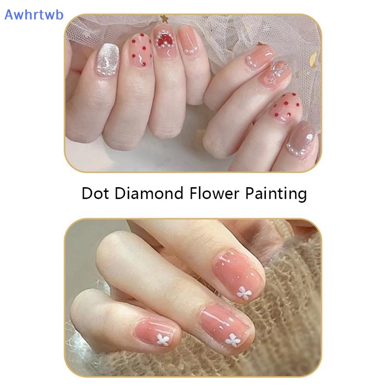 Set 4 Bút Vẽ Trang Trí Móng Tay Nghệ Thuật Thiết Kế Hai Đầu Tiện Dụng Mới