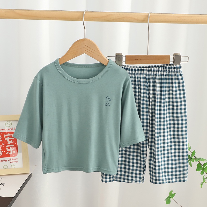 Bộ Đồ Ngủ Tay Lửng 90-180cm Dành Cho Mẹ Và Bé