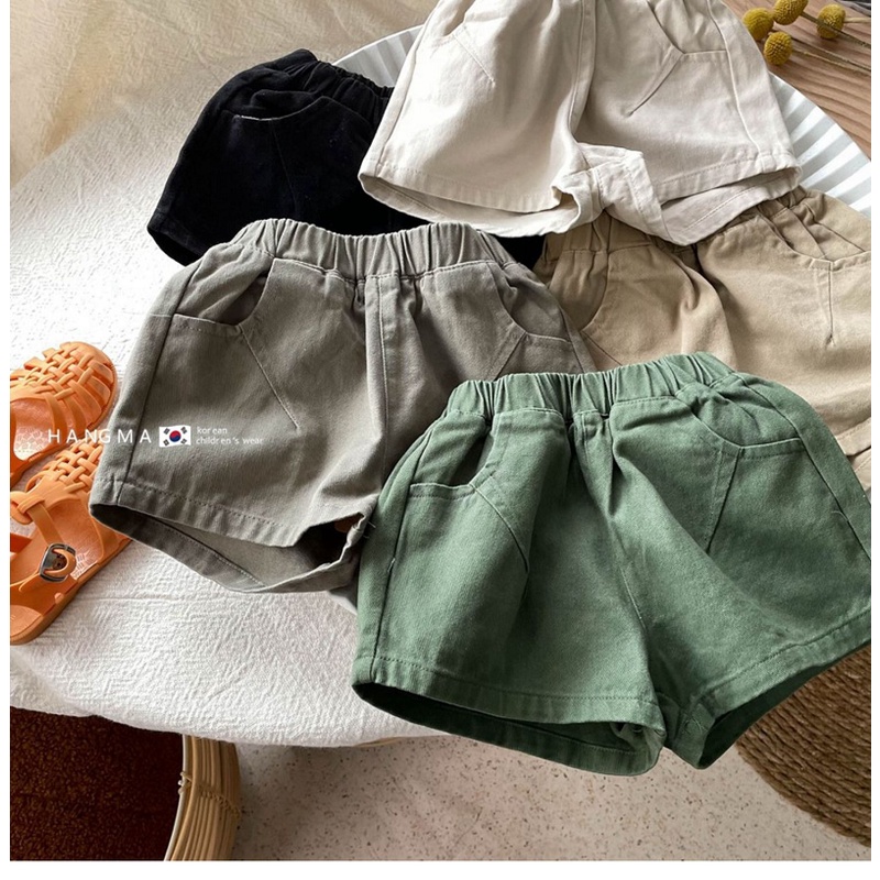 Quần Short Vải cotton Màu Kẹo Phong Cách Hàn Quốc Thời Trang Mùa Hè Cho Bé Trai