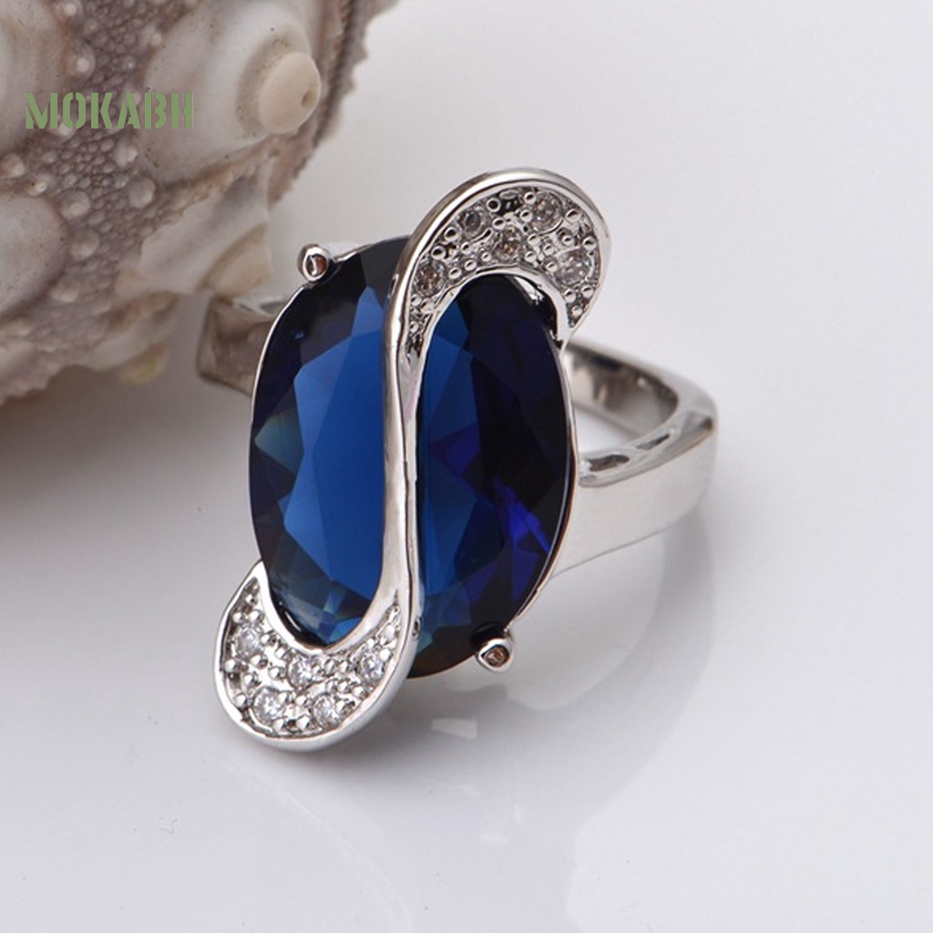 1 Bộ Vòng cổ, Nhẫn, Bông Tai Đính Đá Lấp Lánh