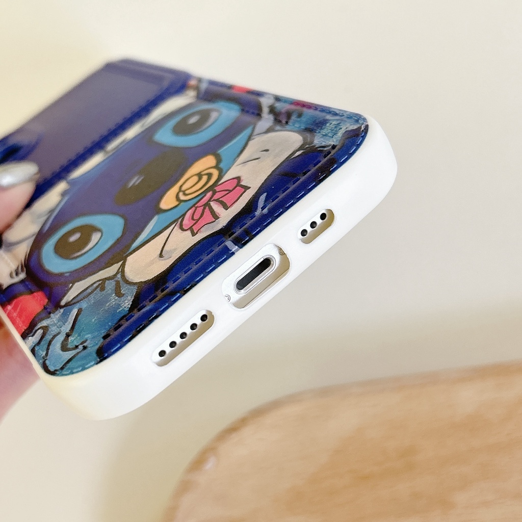 Ốp Điện Thoại tpu Dẻo Họa Tiết Hoạt Hình Stitch Đơn Giản Chống Rơi Cho iPhone 14 13 12 11 PRO MAX