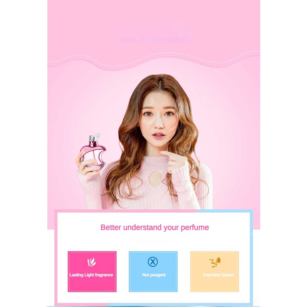 Nước hoa JULYSTAR 30ml hương thơm lâu thiết kế quả táo thịnh hành 2023