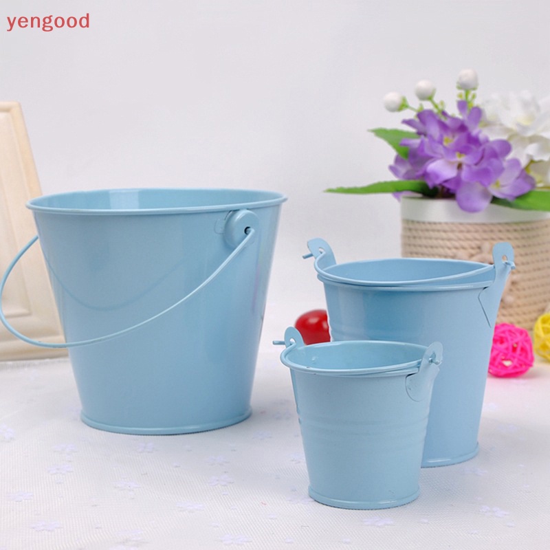 Xô Kẹo Mini Bằng Kim Loại Dùng Trang Trí Tiệc Cưới DIY