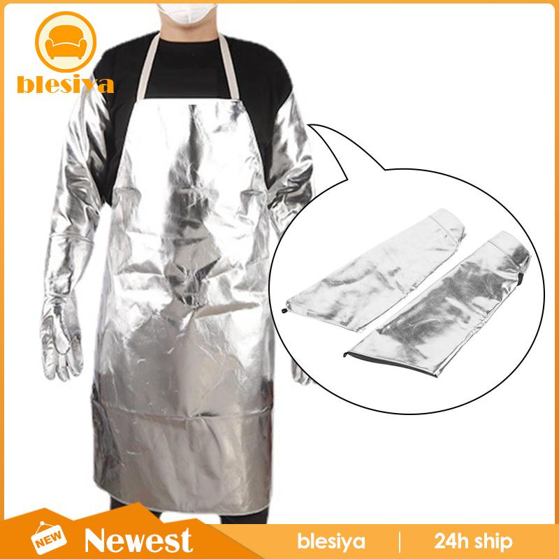 Set 2 Tạp Dề Lá Nhôm Bảo Vệ Chân Cho Phòng Thí Nghiệm / Cá