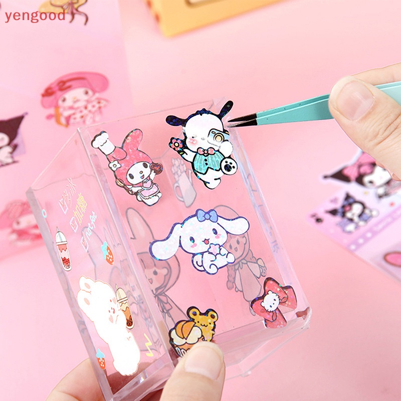 Set 4 Sticker Guka Dán Trang Trí Họa Tiết Hoạt Hình Dễ Thương