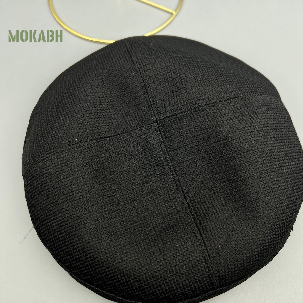 [Mok Abh] Mũ Beret Dệt Kim Polyester Không Vành Dễ Phối Đồ Thời Trang Thường Ngày Cho Nữ