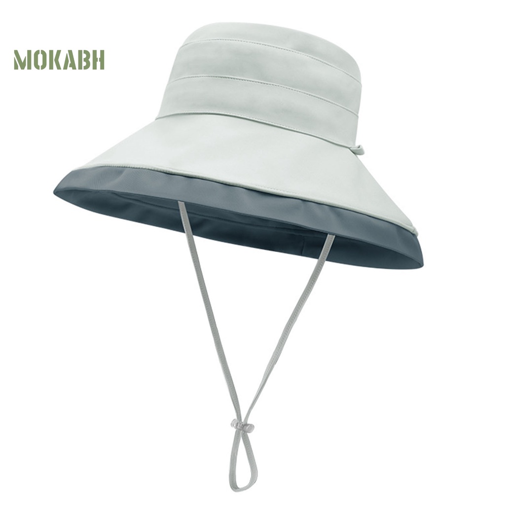 Nón Vành Tròn Màu Sắc Tương Phản Chống Tia UV Cho Nữ