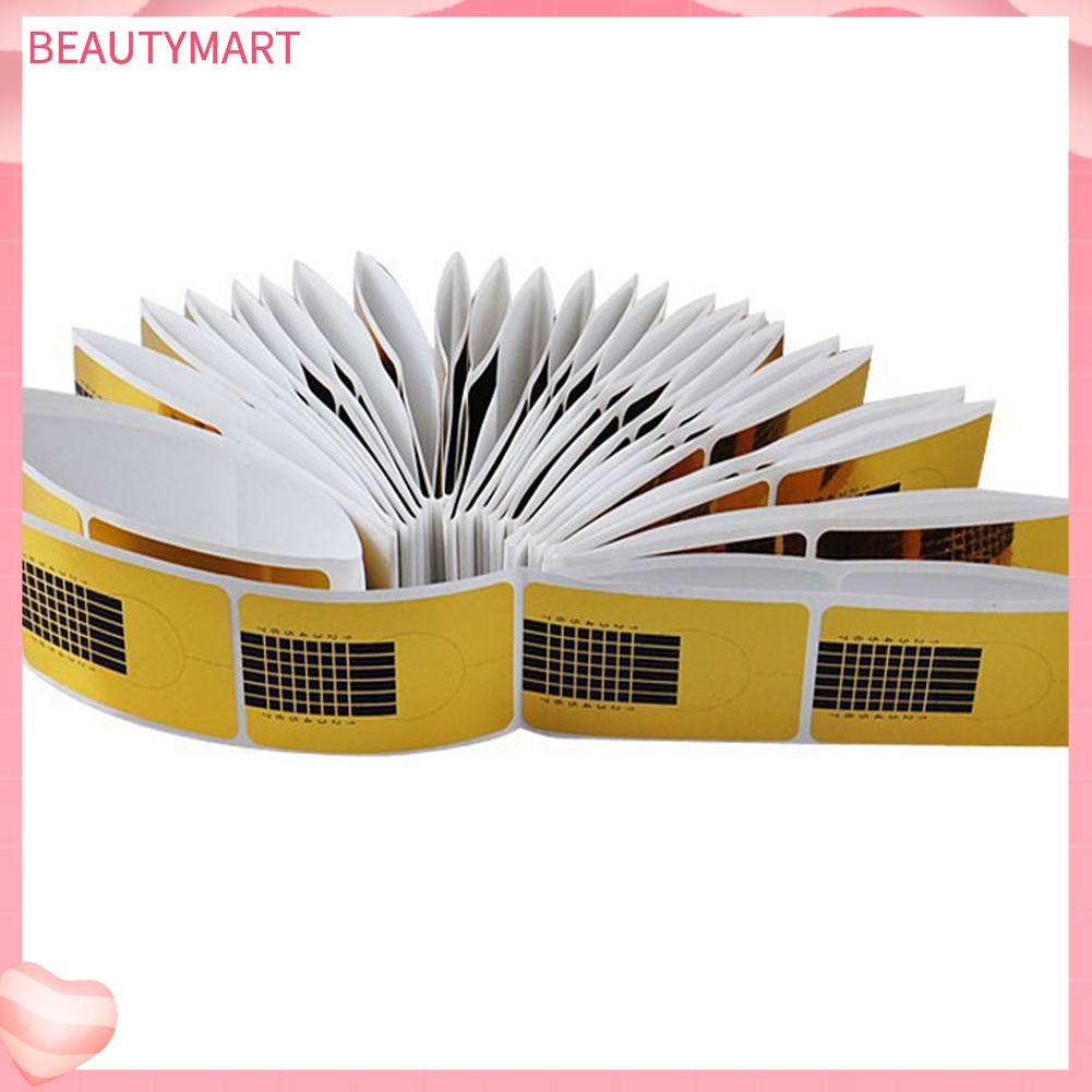 Bộ 100 Giấy Nối Dài Móng Tay Hình Vuông Tiện Dụng