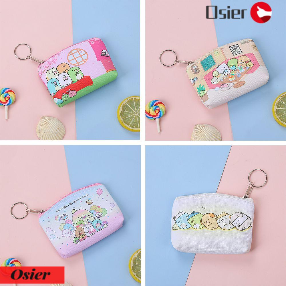 Ví Đựng Tiền Xu Có Khóa Kéo Họa Tiết Sumikko Gurashi 1 San-X Cho Nữ