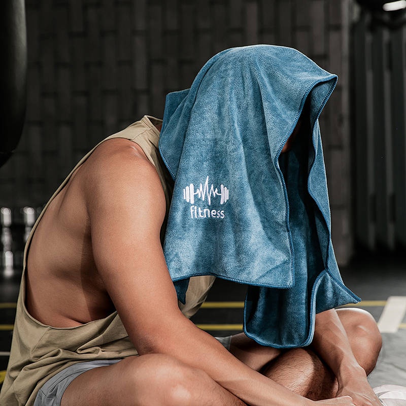 Chars Sports Towel Men Sweat-Absorbent Gym Big Towel Women Sweat Solidate Bath Mat Running Basketball Sweat-Wiping Quick-Drying Towel kZHP