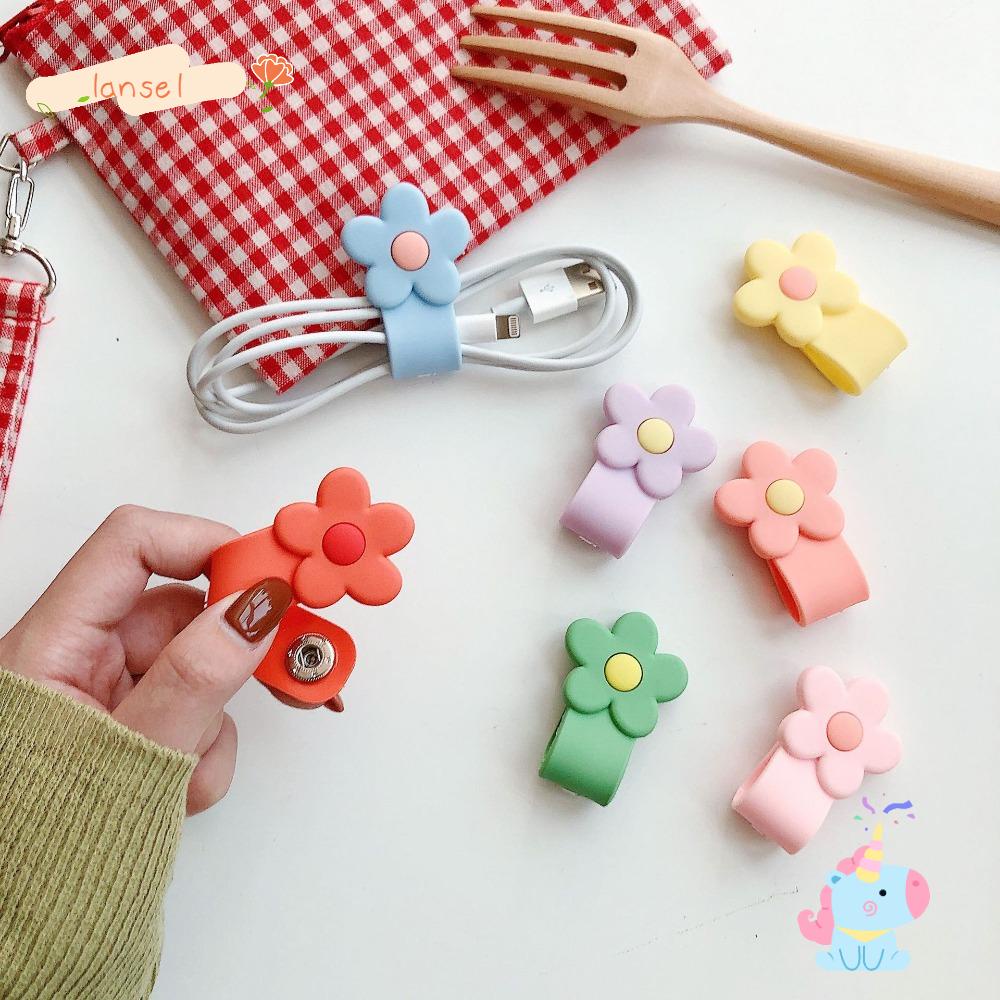 Dụng Cụ Quấn Dây Cáp Tai Nghe Hoạt Hình DIY