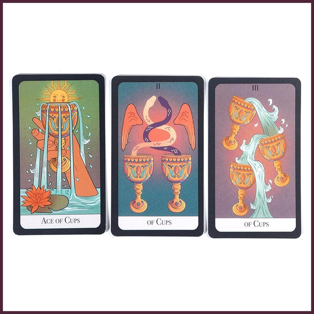 Bộ Thẻ Bài Tarot Oracle Trò Chơi Tiếng Anh Độc Đáo