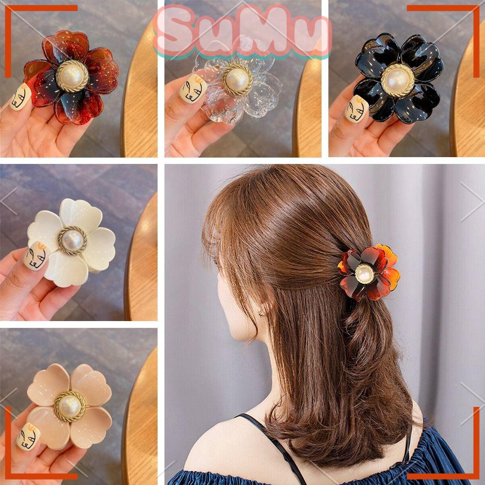 Kẹp Tóc Hình Bông Hoa Ngọt Ngào Dành Cho Nữ