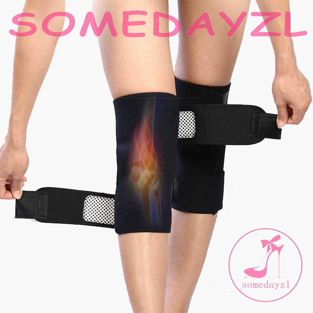 Somedayzl Đệm Giữ Ấm Đầu Gối Tự Làm Nóng Hỗ Trợ Chăm Sóc Chân Màu Đen Dành Cho Nam Và Nữ Khi