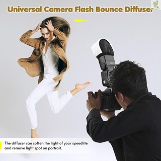 Universal Camera Flash Bounce Diffuser Speedlite Softbox Replacement for    Godox Yongnuo on-Camera Flash   Came-6.5