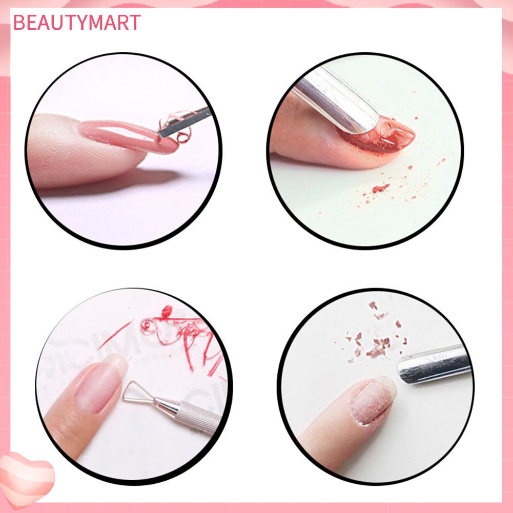 Dụng Cụ Tẩy Sơn Móng Tay Bằng Thép Không Gỉ Tiện Dụng Dành Cho Nữ