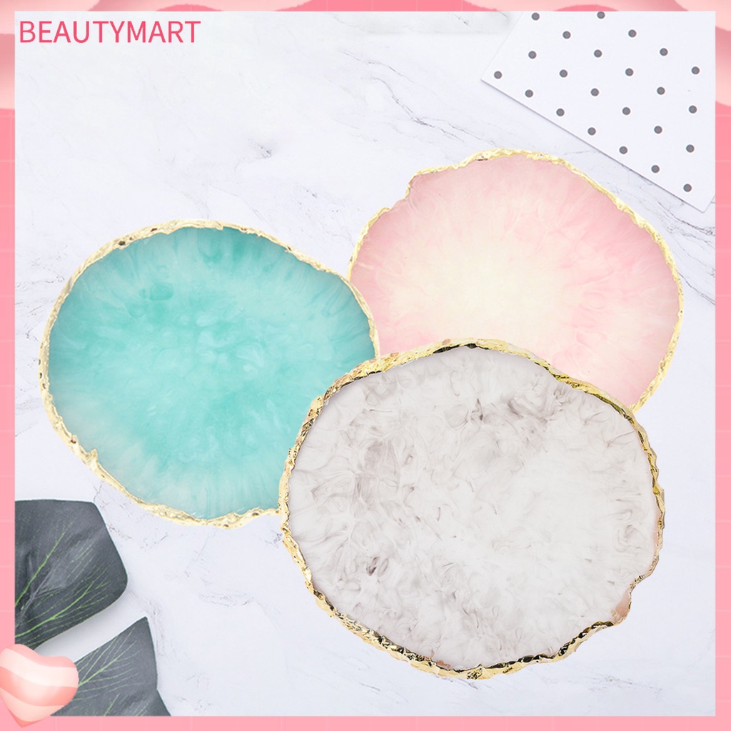 Giá Đỡ Trưng Bày Màu Sơn Móng Tay Viền Vàng Bằng Nhựa Resin Sáng Tạo DIY