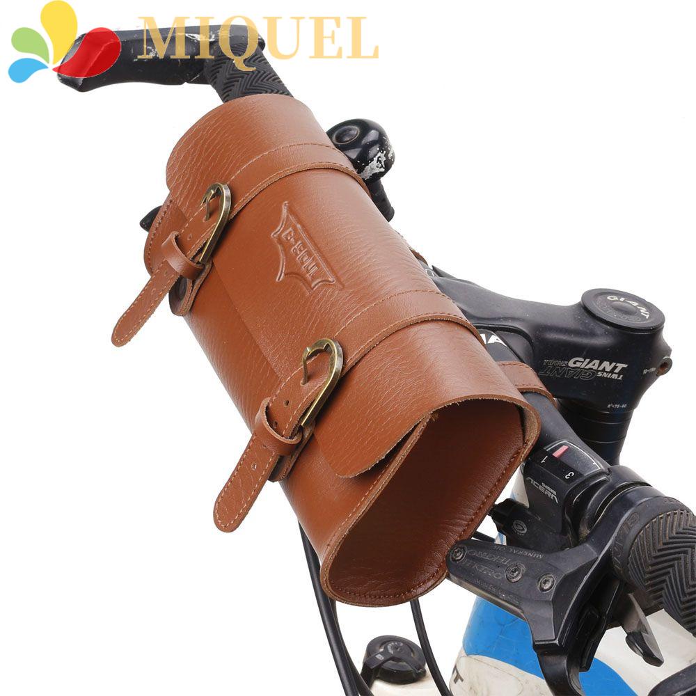 Túi Da PU Treo Yên Xe Đạp Leo Núi Tiện Lợi