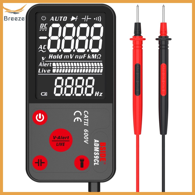 Vạn Năng Kế Kỹ Thuật Số BSIDE ADMS9CL 9999 Có Màn Hình Hiển Thị Lớn