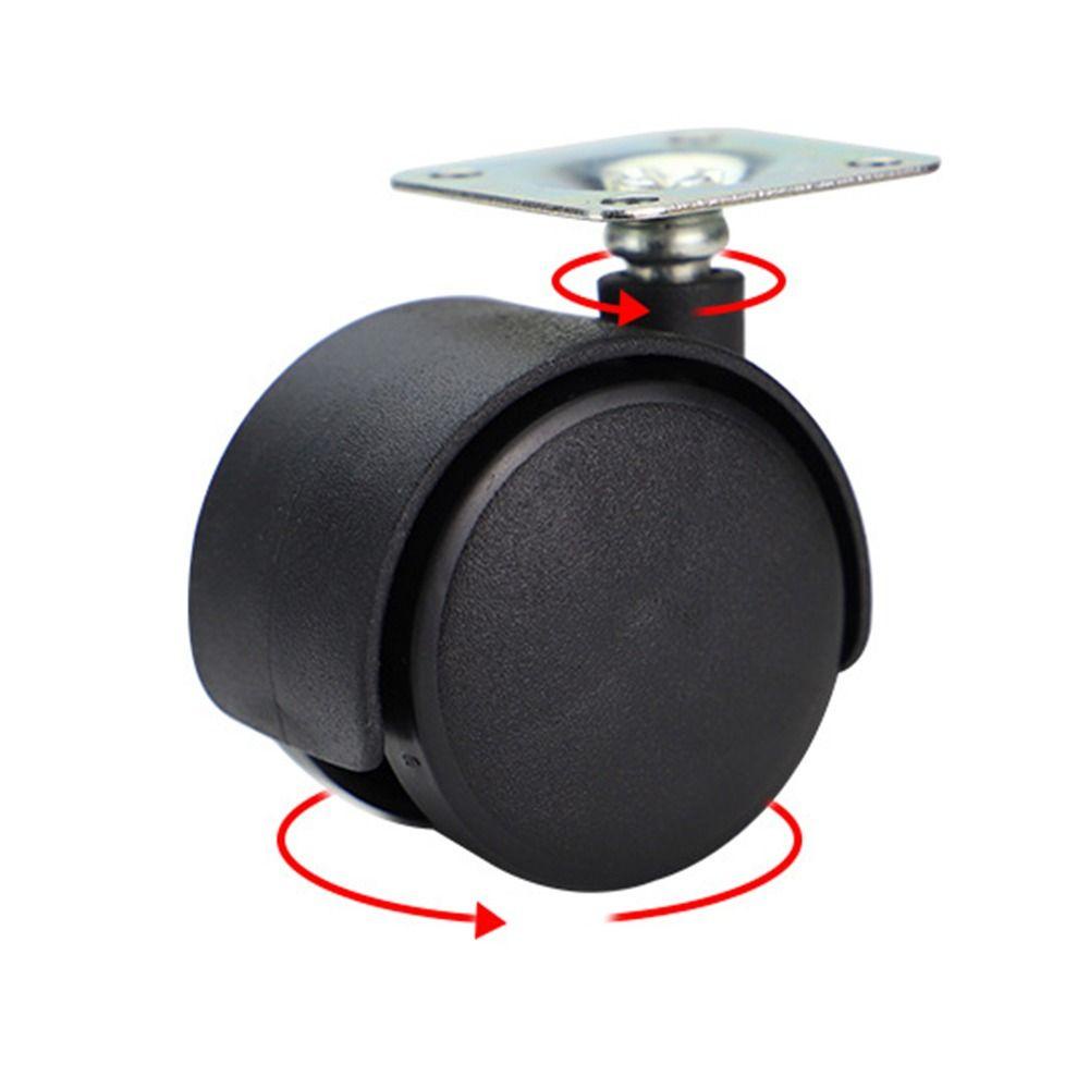 CONOPERY Bộ 4 Bánh Xe Nhựa Nylon 1.5 &quot;Dùng Cho Ghế Xoay Văn Phòng