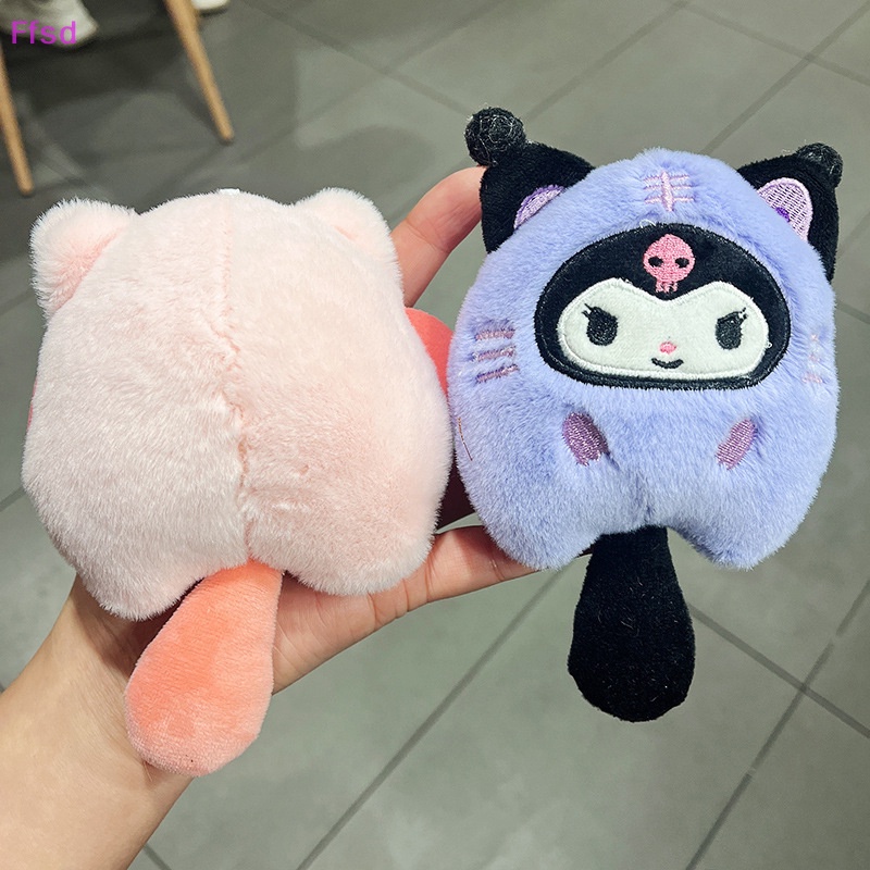 {Ffsd} Sanrio Kuromi Móc Khóa Hình Thú Nhồi Bông Nhỏ Kuromi My Melody Cinnamoroll Purin Dễ Thương * Hàng Bán Chạy