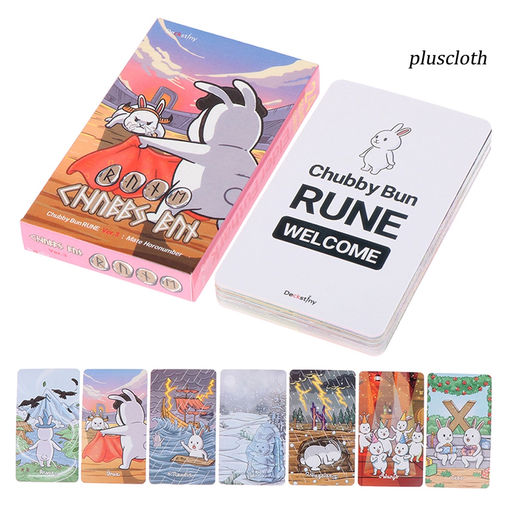 1 Bộ Bài Tarot Bằng Tiếng Anh Chubby Bun Bí Ẩn Vui Nhộn