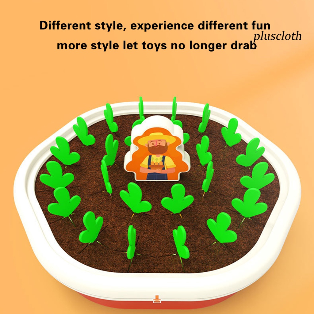 1 Bộ Đồ Chơi Mô Phỏng Nông Nghiệp Màu Sắc Nhận Biết Tay Và Mắt Cà Rốt Kéo Cho Trẻ Em