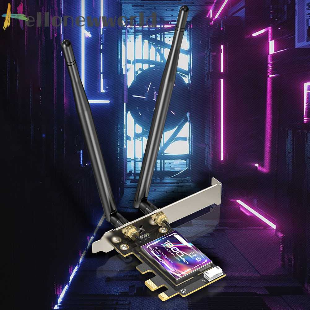 Bộ Chuyển Đổi WiFi 802.11N / G / B / A / AC / AX WIFI6 / Bluetooth 5.2 Cho Windows 10 / 11