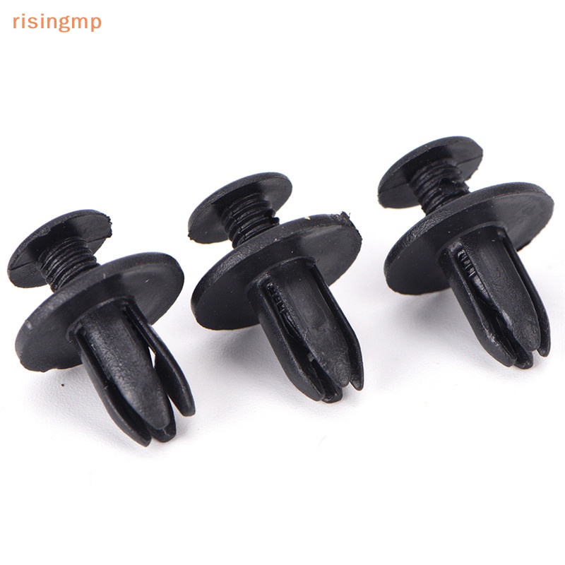 FENDER Set 50 Đinh Tán Nhựa Màu Đen 8Mm Chuyên Dụng Cho Cản Trước Xe Hơi Đinh Tán Nhựa Màu Đen 50X8Mm 8Mm Chuyên Dụng Cho Xe Hơi Bộ 50 / 50 Miếng 8Mm Au 8Mm Chất Lượng Cao