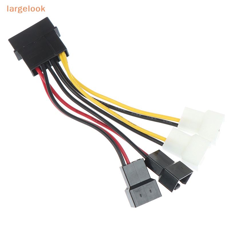 1 Cáp Chuyển Đổi 4Pin Sang 3Pin 12v * 2 / 5v * 2 Cho Quạt Tản Nhiệt CPU Máy Tính