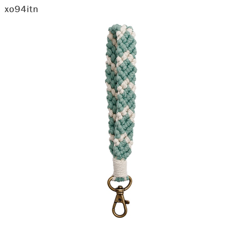 Vòng Đeo Tay Macrame Đan Sợi Cotton Thủ Công Phong Cách Ins Sáng Tạo Thời Trang Cho Nữ